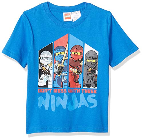 LEGO Ninjago Big Boys Dont Mess with The Ninjas TShirt Blue 8