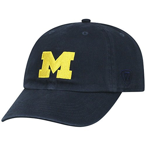 Top of the World Michigan Wolverines Womens Adjustable Casual Relaxed Fit Team Icon Hat Adjustable