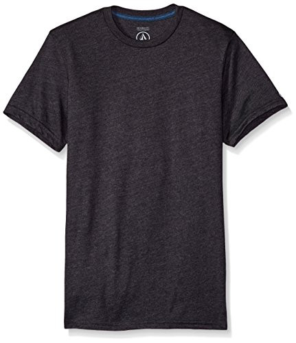 Volcom Mens Solid Short Sleeve TEE Heather Black Small