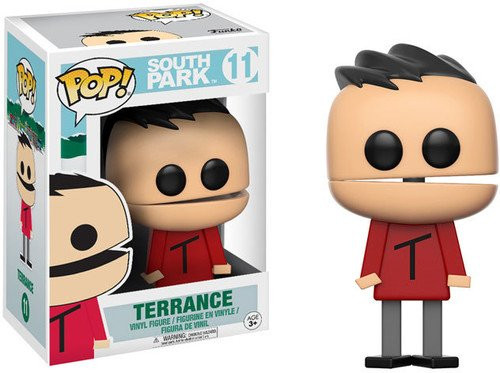 Funko Pop Television South Park Terrance Collectable Figure styles may vary Funko Pop Television South Park Terrance Collectable Figure styles may vary