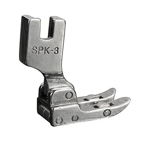 Tinksky Roller Foot Presser Foot SnapOn High Shank Leather Sewing Accessories for Singer Juki Industrial Sewing Machine