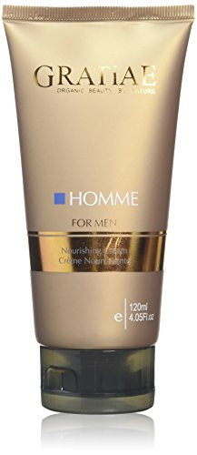 Gratiae Organic Nourishing Cream for MEN HOMME face Moisturizer Anti aging face cream firming Sensitive skin Wrinkle cream Daily Use 42floz