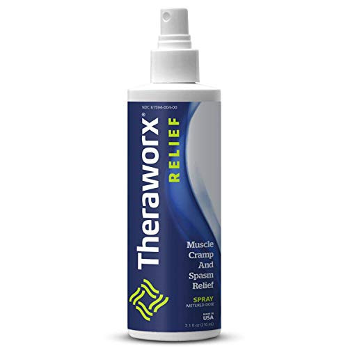 Theraworx Relief Fastacting Spray for Leg Cramps Foot Cramps and Muscle Soreness