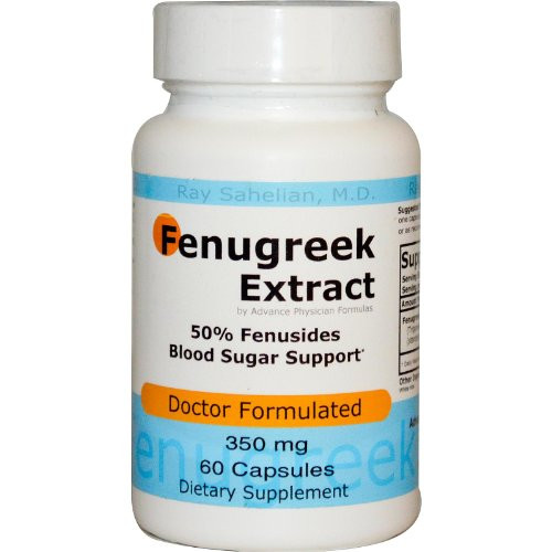 Advance Physician Formulas Fenugreek Extract 350 mg 60 Vegetable Capsules