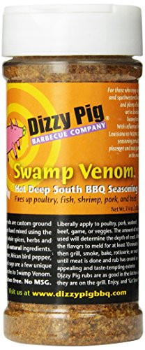 Dizzy Pig BBQ Swamp Venom Rub Spice  74 Oz