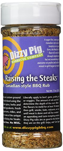 Dizzy Pig BBQ Raising the Steaks Rub Spice  73 Oz