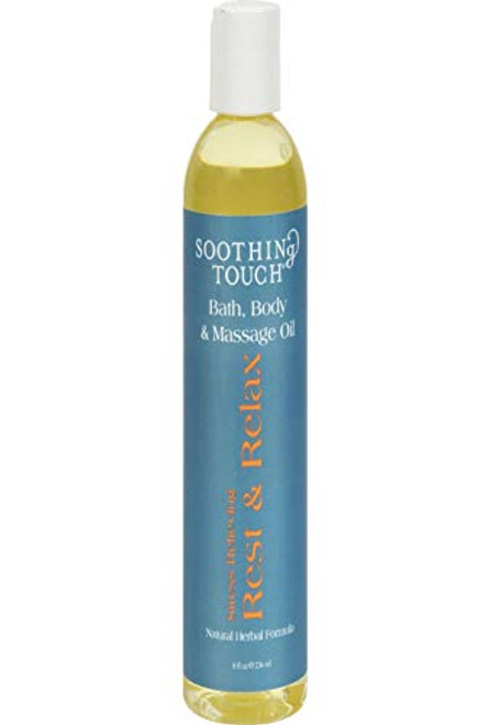 Soothing Touch Bath Body Massage Oil Rest and Relax 8 Fl Oz Soothing Touch Bath Body Massage Oil Rest and Relax 8 Fl Oz
