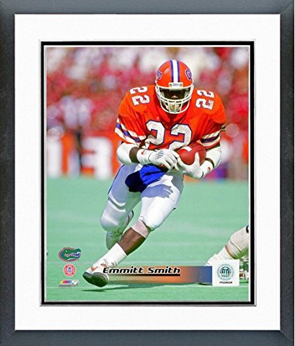 NCAA Emmitt Smith Florida Gators Football Action Photo Size 125 x 155 Framed