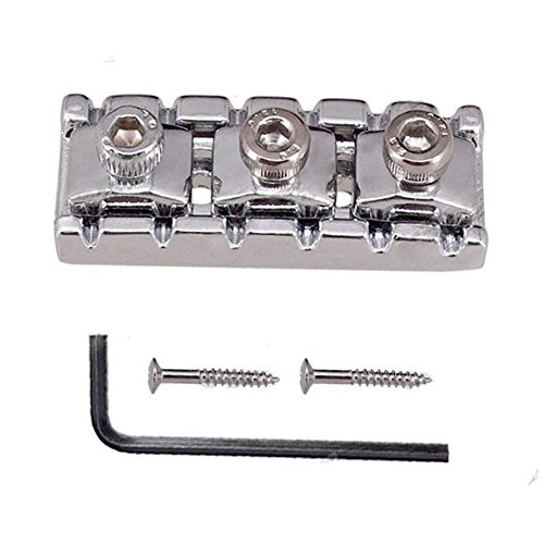 R3 Electric Guitar String Locking Nut For Floyd Rose Tremolo Bridge 43mm Chrome