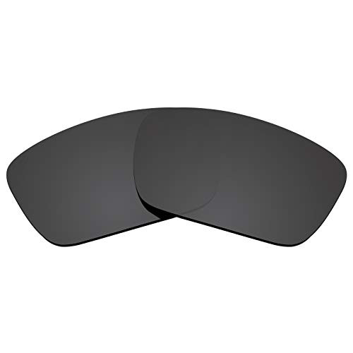 Glintbay PreciseFit Replacement Sunglass Lenses for Oakley Fuel Cell OO9096  Polarized Advanced Black
