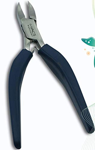 Toe Nail Nipper Soft Grip and Ingrown Nail Clipper Nail Care Toe Nail Clipper Double Spring Made of High Grade Surgical Stainless Steel Professional Quality Macs 1001