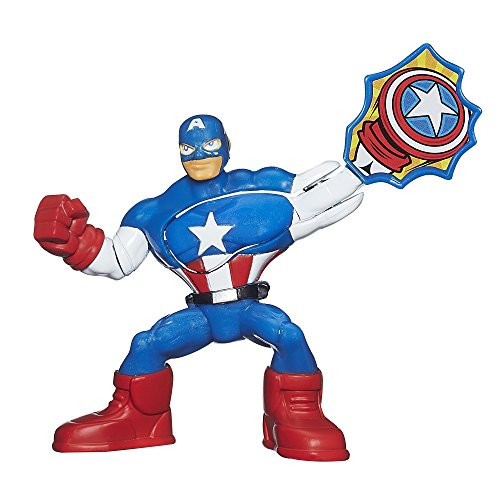 Playskool Heroes Marvel Super Hero Adventures Captain America Figure Playskool Heroes Marvel Super Hero Adventures Captain America Figure