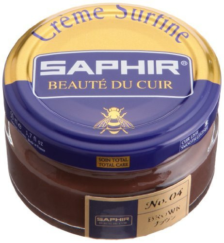 Saphir Creme Surfine Pommadier Shoe Polish 50ml  Brown