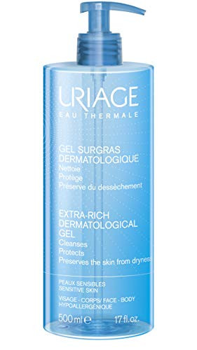 URIAGE Extra Rich Dermatological Gel 17 floz  Cleanses protects and preserves the skin from dryness