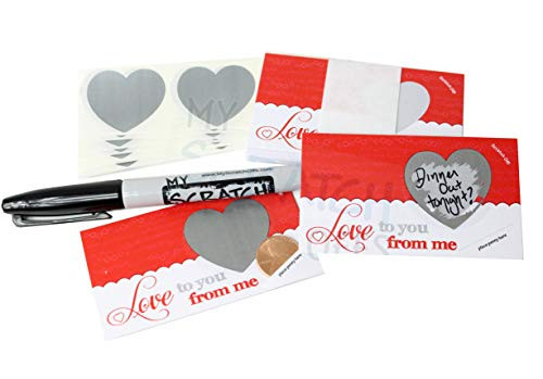 Love Notes Scratch Off Cards  DIY Kit  25 pack  My Scratch Offs