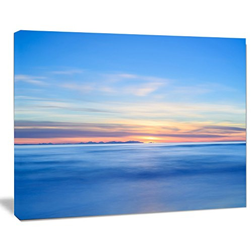Design Art Corsica Island Sunset View Italy X-Large Seashore Canvas Art, 20x12 Design Art Corsica Island Sunset View Italy X-Large Seashore Canvas Art, 20x12