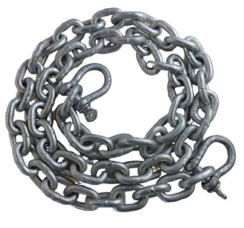 US Galvanized Windlass 14 x 4 ISO G4 Anchor Chain HDG with Galvanized Shackles