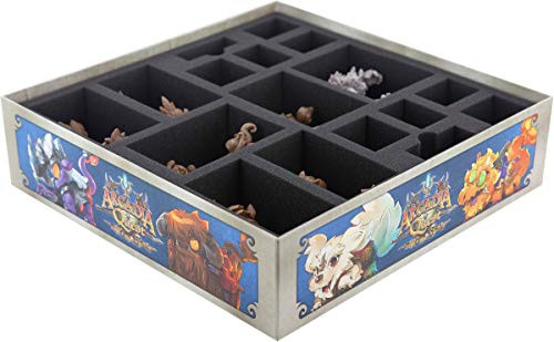 Feldherr Foam Set Compatible with Arcadia Quest Riders  Board Game Box