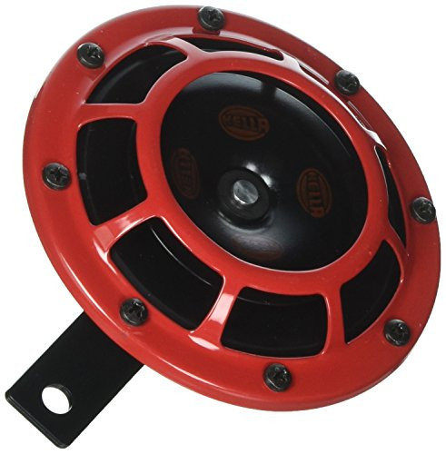 HELLA Stark Sound1092337Red Set 12V HighLow Frequency Super Tone Horn Set B 133 12Volt