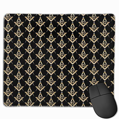 Mouse Pad Masonic Square Mousepad NonSlip Rubber Gaming Mat Rectangle Pads for Computers Laptop Mouse Pad