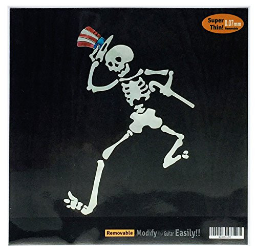 Inlay Sticker Decal For Guitar Grateful Dead Jerry Garcias  Skeleton