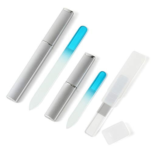 Nail file Nail polish Glass nail polish Nail care Portable nail file 2 large and small nail polish case with 3 piece set nail care