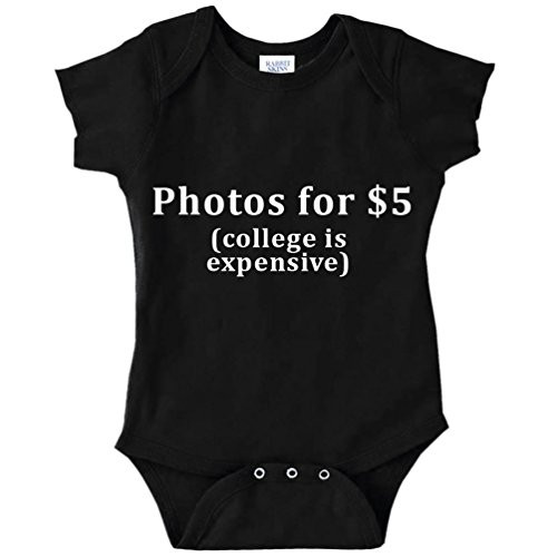 Decal Serpent Funny Baby Bodysuit Photos for 5 Dollars College is Expensive Funny Baby Bodysuit Infant Black 6 Months Decal Serpent Funny Baby Bodysuit Photos for 5 Dollars College is Expensive Funny Baby Bodysuit Infant Black 6 Months