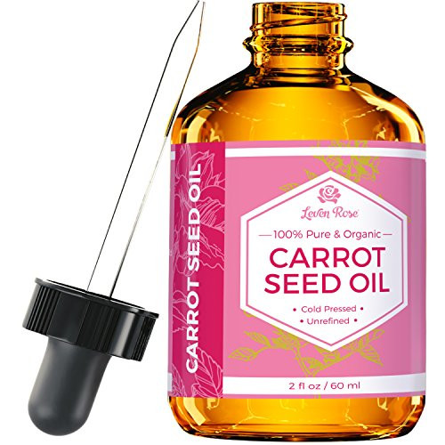 Carrot Seed Oil by Leven Rose 100 Pure Unrefined Cold Pressed Moisturizer for Hair Skin and Nails 2 oz Carrot Seed Oil by Leven Rose 100 Pure Unrefined Cold Pressed Moisturizer for Hair Skin and Nails 2 oz