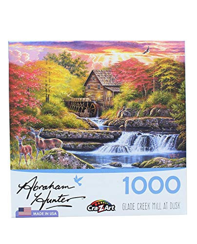 LPF Glade Creek Mill 1000 pc Jigsaw Puzzle by Artist Abraham Hunter
