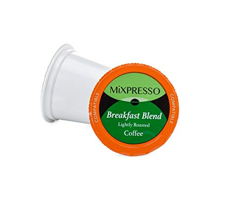 Mixpresso Coffee Roasters Breakfast Blend K Cups Coffee  Single Serve KCup Pods For Most Kuerig Coffee Machines  48 Count