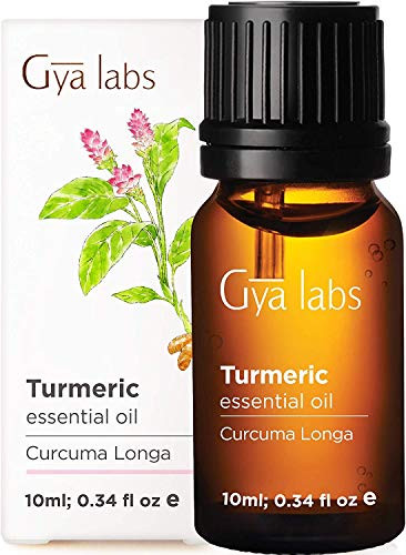 Gya Labs Turmeric Essential Oil  Pain Reliever for Sore Free Body  Flawless Skin 10ml  100 Pure Natural Therapeutic Grade Turmeric Oil Essential Oils for Topical Use  Aromatherapy Diffuser
