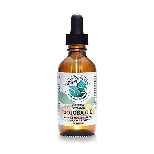 Jojoba Oil 2 oz 100 Pure Coldpressed Unrefined Organic  Bella Terra Oils