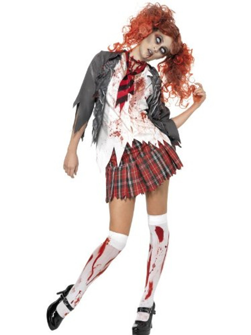 Smiffys High School Horror Zombie Schoolgirl Costume