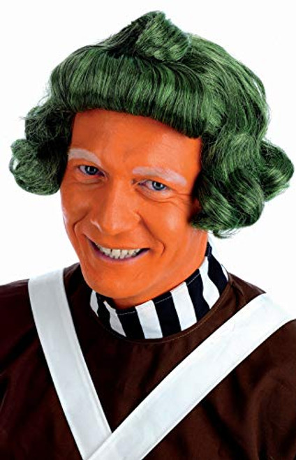 fun shack Mens Chocolate Factory Worker Wig Adults Bright Green Costume Accessory fun shack Mens Chocolate Factory Worker Wig Adults Bright Green Costume Accessory
