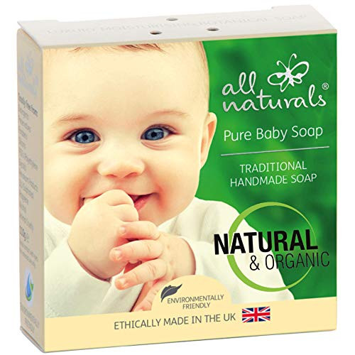 All Naturals Pure Baby Soap Luxury Organic; Olive Oil Soap with Shea Butter Cocoa Butter Rosehip Jojoba Oil Perfect Face and Body Baby Wash for Sensitive Skin Acne Eczema 35 oz All Naturals Pure Baby Soap Luxury Organic; Olive Oil Soap with Shea Butter Cocoa Butter Rosehip Jojoba Oil Perfect Face and Body Baby Wash for Sensitive Skin Acne Eczema 35 oz