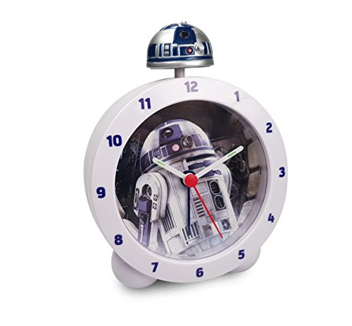 R2D2 Star Wars Alarm Clock  Lights up with R2D2 sounds affects