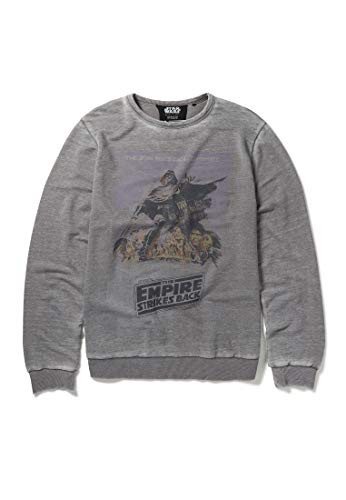 Recovered Star Wars Empire Strikes Back Poster Mid Grey Sweatshirt Size XXL