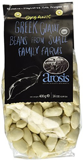Arosis Organic Dry Greek Giant Beans  14 oz
