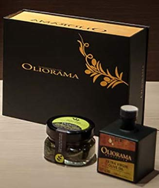 OLIORAMA Exclusive Bio Gift Box Organic Extra Virgin Olive Oil PGI Olympia and Organic Thyme