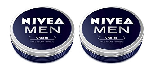 2x Nivea MEN CREME Cream FACE HAND BODY Moisturiser Dry Skin 75ml TIN by Nivea 2x Nivea MEN CREME Cream FACE HAND BODY Moisturiser Dry Skin 75ml TIN by Nivea