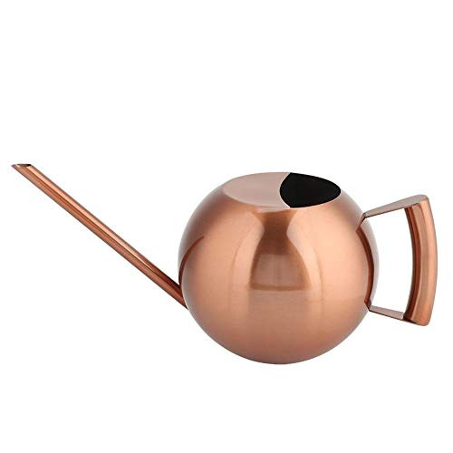 East buy Watering Can 1000ml Stainless Steel Watering Can Sprinkle Pot Long Mouth Garden Flowers Plants Flower Tool???