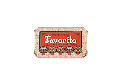 Claus Porto Favorito Bar Soap Red Poppy 124 oz Claus Porto Favorito Bar Soap Red Poppy 124 oz