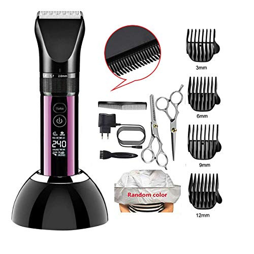 Hair Clippers for Men Cordless Hair Trimmer Beard Trimmer Professional Haircut Grooming Kit Rechargeable LED Display Hair Clippers for Men Cordless Hair Trimmer Beard Trimmer Professional Haircut Grooming Kit Rechargeable LED Display