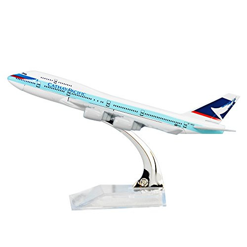 24Hours Cathay Pacific Airways Boeing 747 Alloy Metal Souvenir Model Airplane