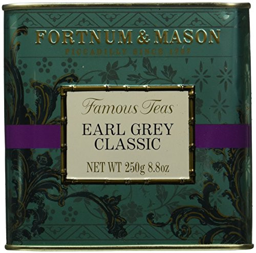 Fortnum  Mason British Tea Earl Grey Classic 250g Loose English Tea in a Gift Tin Caddy