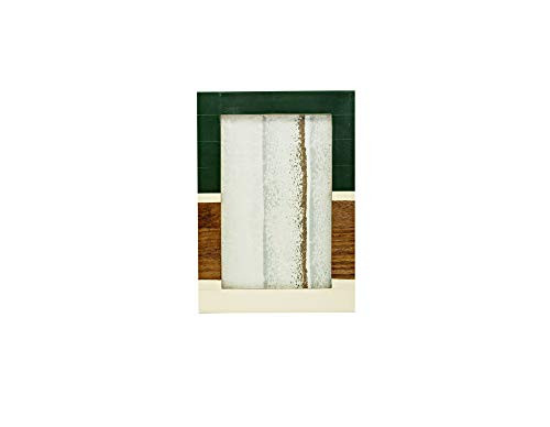 5 Elements Hand Crafted Table Photo Frames Picture Photo Frames 4 x 6 Made with Mango WoodResinTeakwood Photo Display for Desk or Table Top Home  Office Decoration  Green