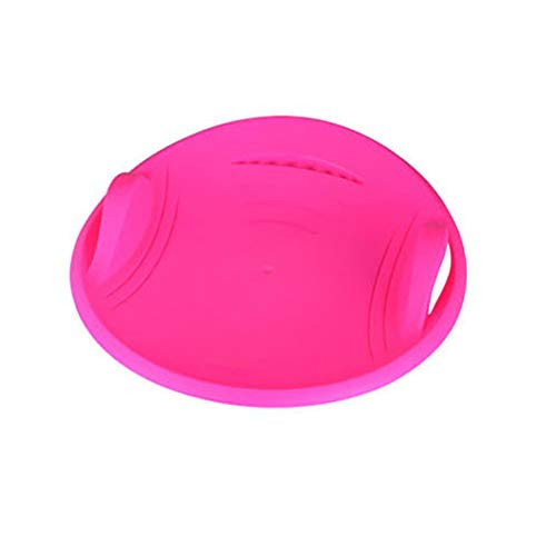 GOBEAUTY Snow Saucer Sled Plastic Snow Disc Saucer Sled Round Downhill Pro Saucer Kids Snow Sled Saucer Sand Slider for Kids Winter Sport