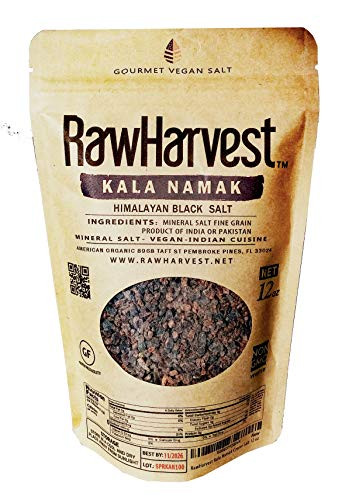 RawHarvest Kala Namak Himalayan Black Salt Coarse 12 oz