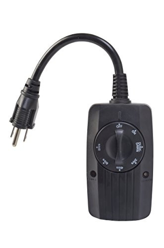 Woods 2001WD Outdoor 24hr Outlet Timer with Photocell Light Sensor, 1 Grounded Outlet, Weatherproof