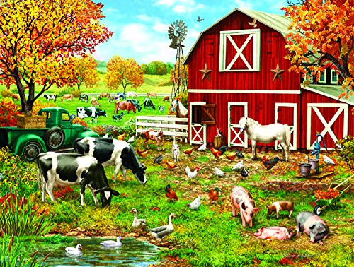 A Day on the Farm 300 Piece Jigsaw Puzzle by SunsOut